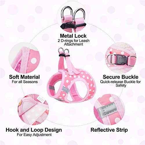 BEAUTYZOO Dog Harness Medium Sized and Leash Set, No Pull Pet Vest - Image 4