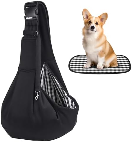 Kanemc Dog and Cats Carrier Sling, Puppy Small Pet Carrier Up to 16.5lbs by Kanemc