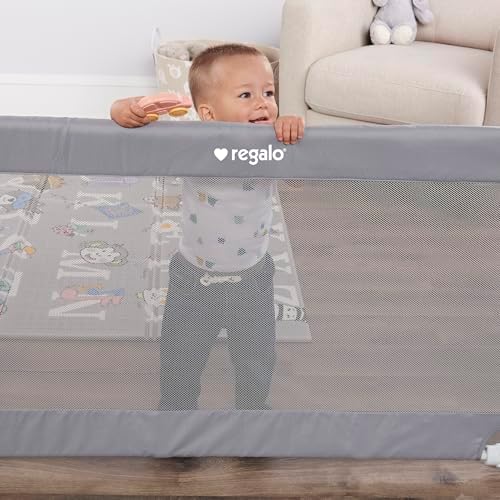 Regalo Safety 27.5"-50" Extra Wide Mesh Baby Gate, Doorways & Dooways - Image 5