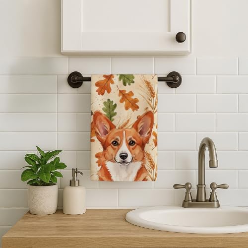 Caroline's Treasures Cardigan Welsh Corgi Dogs Kitchen Towel 15x25 in - Image 2