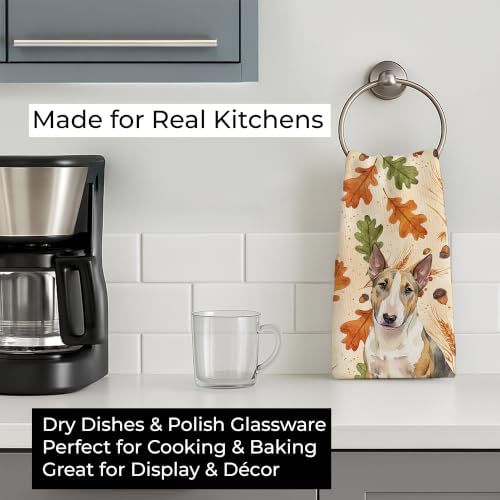 Caroline's Treasures Miniature Bull Terrier Dogs Kitchen Towel 15x25 in - Image 3