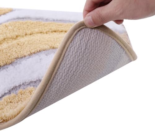 KAMA BRIDAL Microfiber Bath Mat Non-Slip Bathroom Floor Rugs Fast Water - Image 5