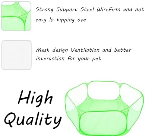 Small Animals Playpen, Portable Pop-up Open Interactive Pet Tent, Indoor - Image 5
