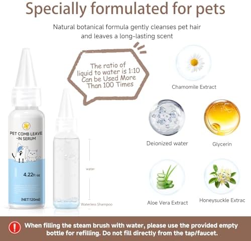 Pet Steam Brush for Dog, cat brushes for indoor cats - Image 3