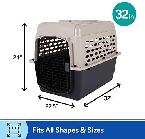 Petmate Vari Dog Kennel, Taupe and Black - Image 6