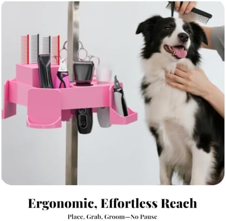 Industrial Stand Rack Grooming Organizer Table Storage Box Tool Holder - Image 4