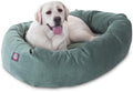 Majestic Pet 40 Inch Micro Velvet Calming Dog Bed Washable – Cozy Soft Round by MajesticPet