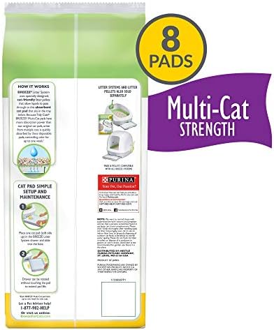 Purina Tidy Cats Cat Litter Breeze Pads Refill Pack Multi Cat Litter Pads - Image 2