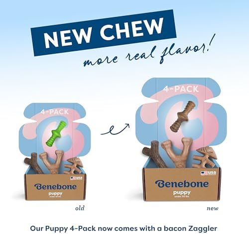 Benebone Puppy 4-Pack Dog Chew Toys - Image 6