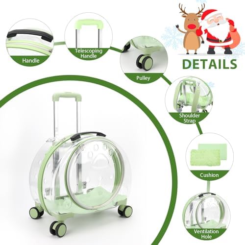 Transparent & Fully Breathable Hard cat Carrier - Image 3