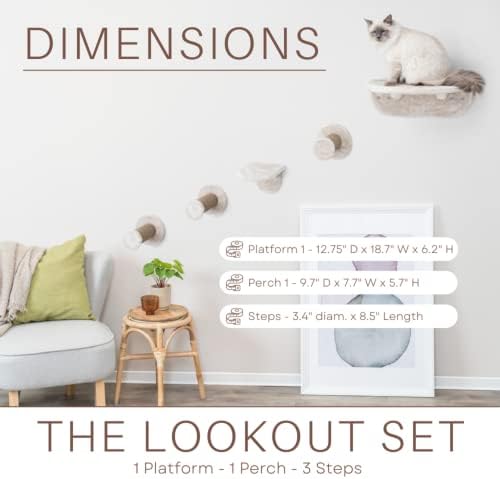 Trixie Wall Mounted Cat Lookout Set – Climbing Shelves - Image 4