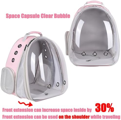 Large Cat Backpack Carrier, Front Extension - Image 3