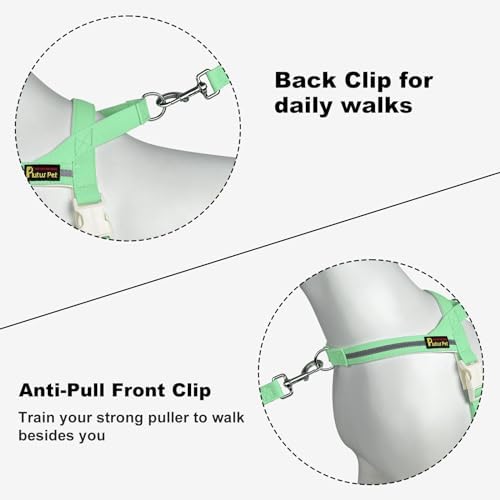 Plutus Pet Cotton Dog Harness and Leash Set, Reflective and Soft Padded - Image 3
