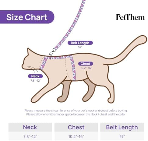 PetThem Cat Harness and Leash Set Escape Proof - Image 6