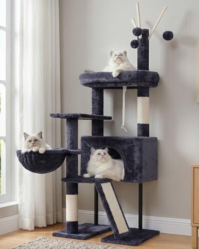 Gitelsnour Cat Tree Tower for Indoor Cats, Top Platform by Gitelnour
