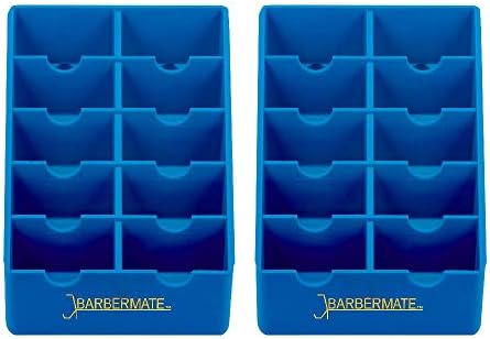 BarberMate 2 Pack Blade Rack Storage Tray by BarberMate