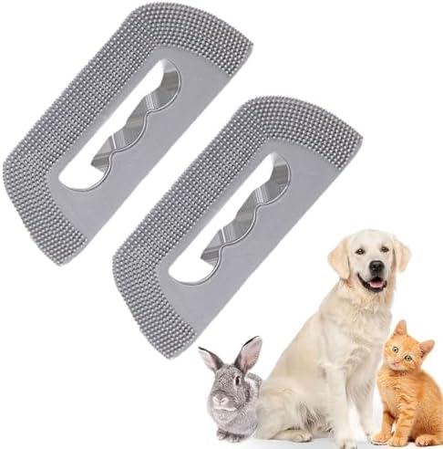 2PCS Mini Pet Hair Remover | Edge and Corner Cleaner, Pet Hair Brush Sheet by Unknown