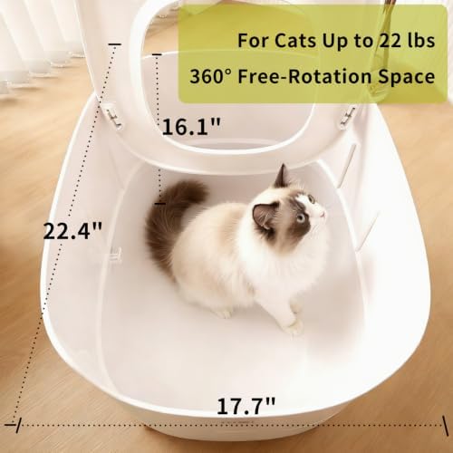 MS!MAKESURE Large Top Entry Cat Litter Box - Image 2