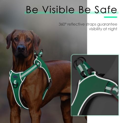 ThinkPet No-Pull Harness, Escape Proof Step-in Reflective Dog Vest Adjustable - Image 6
