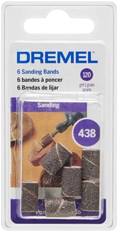 Dremel 438 120-Grit Sanding Bands, 6 Pack - Image 5