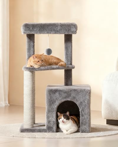 Cat Tree Tower for Indoor Cats, 33 Inches Multi-Level Cat Condo - Image 7