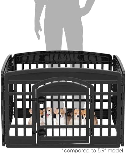 IRIS USA 4-Panel Dog Playpen, Pet Enclosure - Image 2