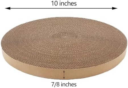 Cat Scratching Board for Indoor Cats, Scratch Pad Pro for Cats, Round Cat - Image 3
