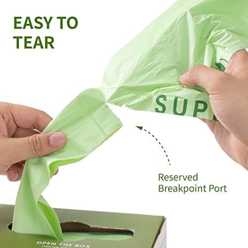 SUPERBIO 1.6 Gallon Compostable Food Scrap Bags - Image 2