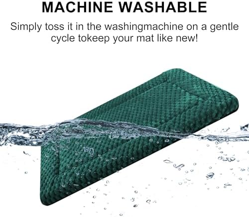 Dog Bed Mat, Reversible & Ultra Soft Kennel Pad-Machine Washable Pet Bed - Image 4