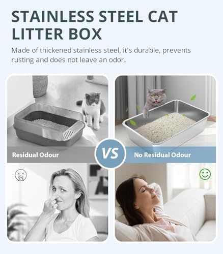 WENBOKMIN Stainless Steel Cat Litter Box - Image 6