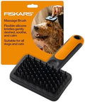 Fiskars Pet, Cat and Dog Brush, Fine Bristles & SoftGrip Handle by Unknown