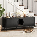 Double Cat Litter Box Enclosure Furniture by WINWY