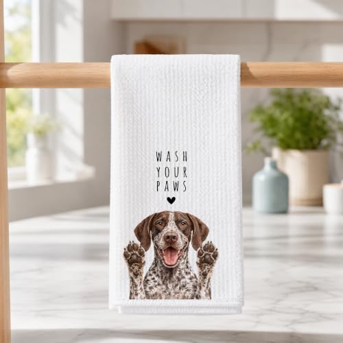 GSP Kitchen Towel, Hand Towel, German Shorthaired Pointer Gifts - Image 3