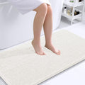 OLANLY Bathroom Runner Rugs 45x27, Extra Soft Absorbent Chenille Bath Rugs by OLANLY