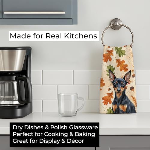 Caroline's Treasures Miniature Pinscher Dogs Kitchen Towel 15x25 in - Image 3