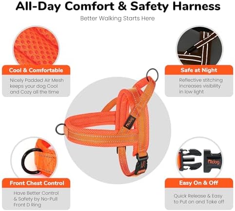 Didog No Pull Dog Harness for Small Dogs, Breathable Mesh Padded - Image 6