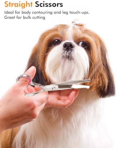 Dog Grooming Scissors Set, Professional Pet Grooming Shears - Image 4