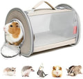 Guinea Pig Carrier Travel Small Animal Carrier Bag Lizard Bird Rabbit Carrier by ioviewforpet