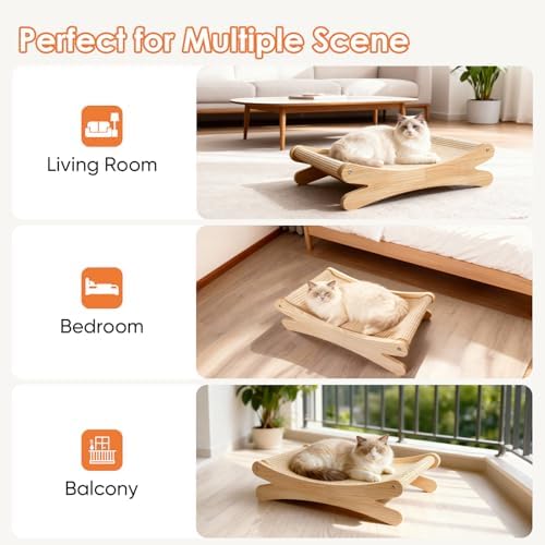 Natural Sisal Cat Scratcher Bed - Image 6