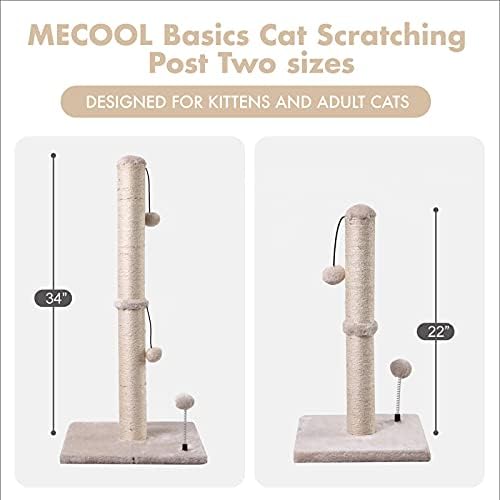 MECOOL Cat Scratching Post Premium Basics Kitten Scratcher Sisal Scratch Posts - Image 6