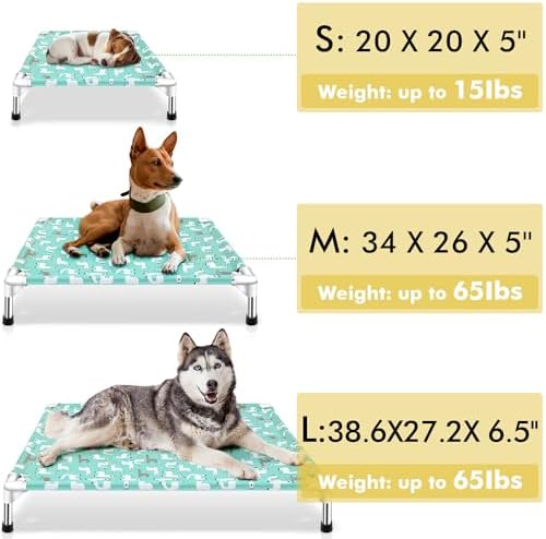 Elevated Dog Bed Pet cot for Small Dogs, Indoor and Outdoor Use - Image 6