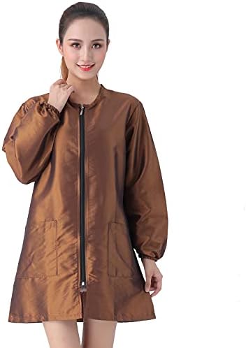 Professional Salon Smock Stylist Jacket Waterproof Hairdresser Cape Barber by TILYIALA