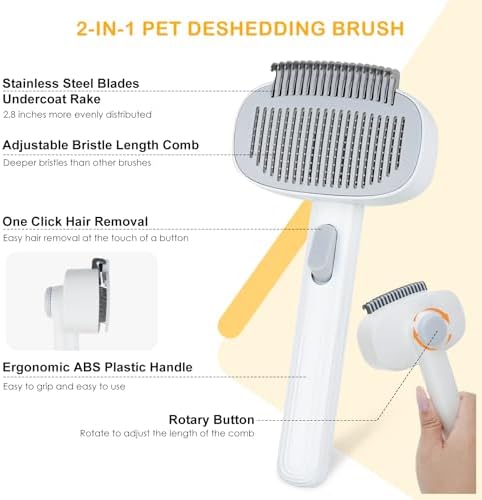 2-IN-1 Pet Self-Deshedding and Grooming Brush - Image 2