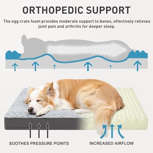 KSIIA Washable Dog Crate Bed Waterproof - Image 3