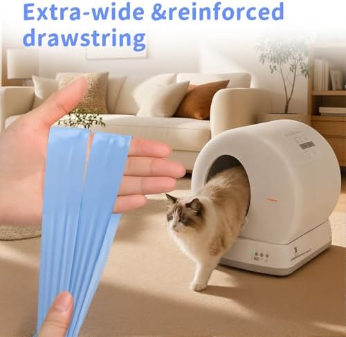 120 Count Pre-Seperated Self-Cleaning Cat Litter Box Liners Bag, Compatible - Image 4