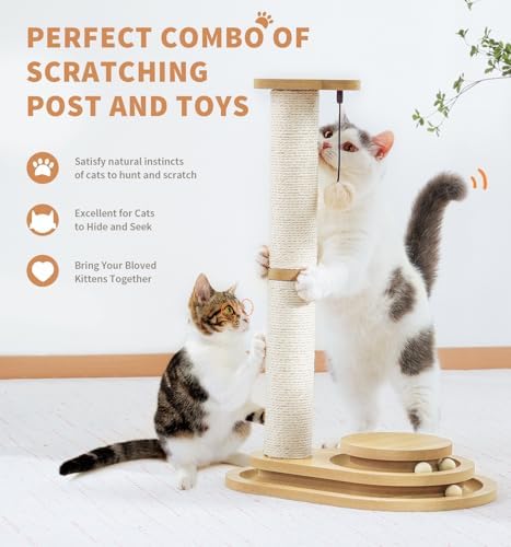 Made4Pets Cat Scratching Post for Indoor Cats - Image 2