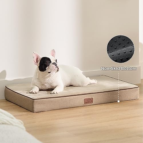 Bedsure Memory Foam Dog Bed Medium Size Dog, Orthopedic Crate Pads - Image 5