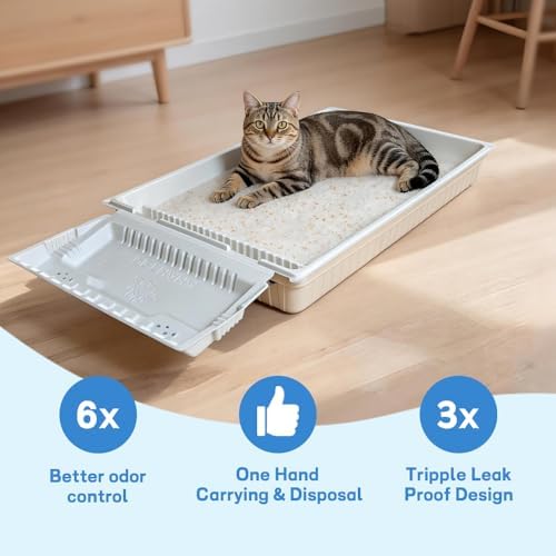Health Indicator Crystal Cat Litter and Disposable Litter Trays- Compatible - Image 3