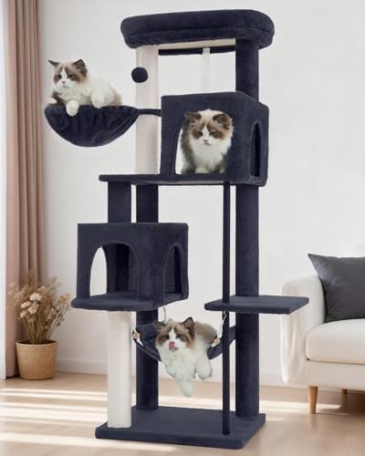 Gitelsnour Cat Tree Tower with Sturdy Steel Tube - Image 7