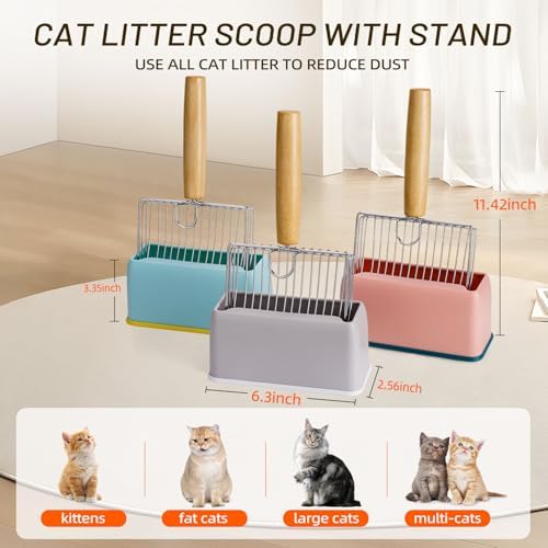 Metal Cat Litter Scoop Kitty Metal Scooper - Image 6